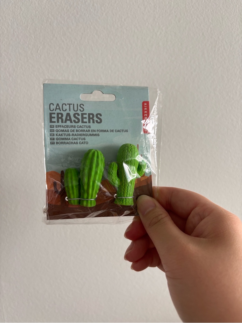 NEW Cute Cactus Erasers